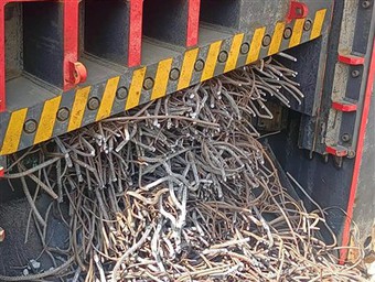 Scrap Metal Container Box Shearing Cutting Machine